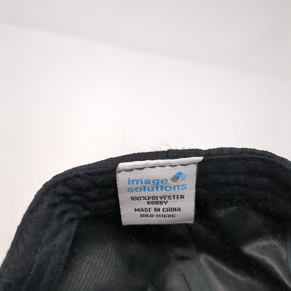 Image Solutions Strapback Hat Black One Size Adju… - image 8
